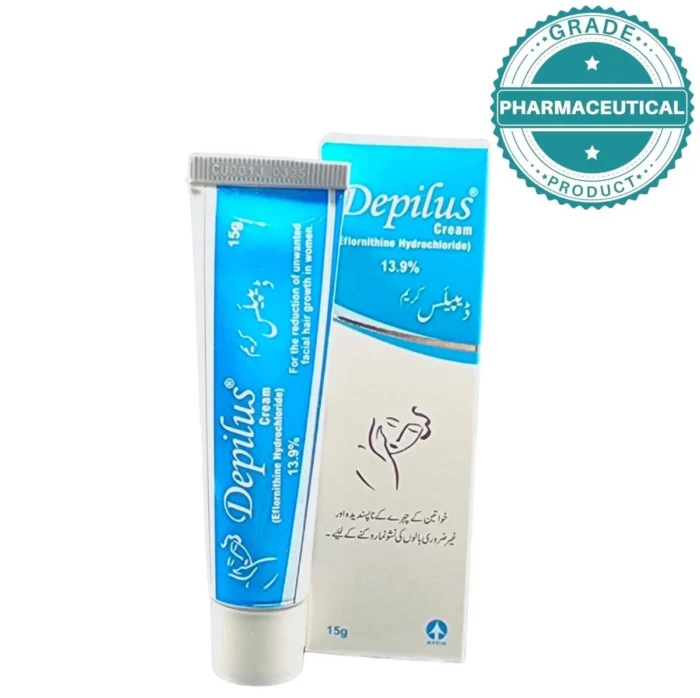 Depilus Cream (Eflornithine Hydrochloride 13.9%) 15grm