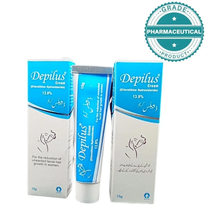 Depilus Cream Eflornithine Hydrochloride 13.9 15grm 1 1