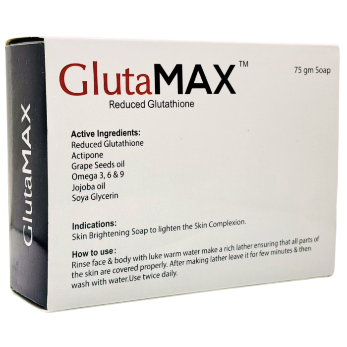 Glutamax Soap 75g (Reduced Glutathione Complex) – Skin Brightening & Anti-Aging Soap