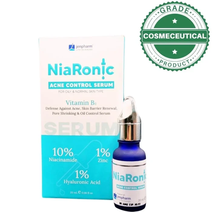 Niaronic Acne Control Serum (10% Niacinamide, 1% Zinc, 1% Hyaluronic Acid) 20ml