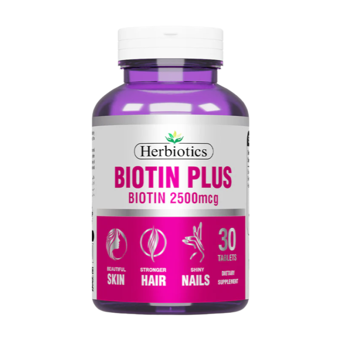 Herbiotics Biotin Plus 2500 mcg