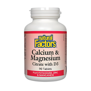 Natural Factors Calcium & Magnesium Citrate with D3