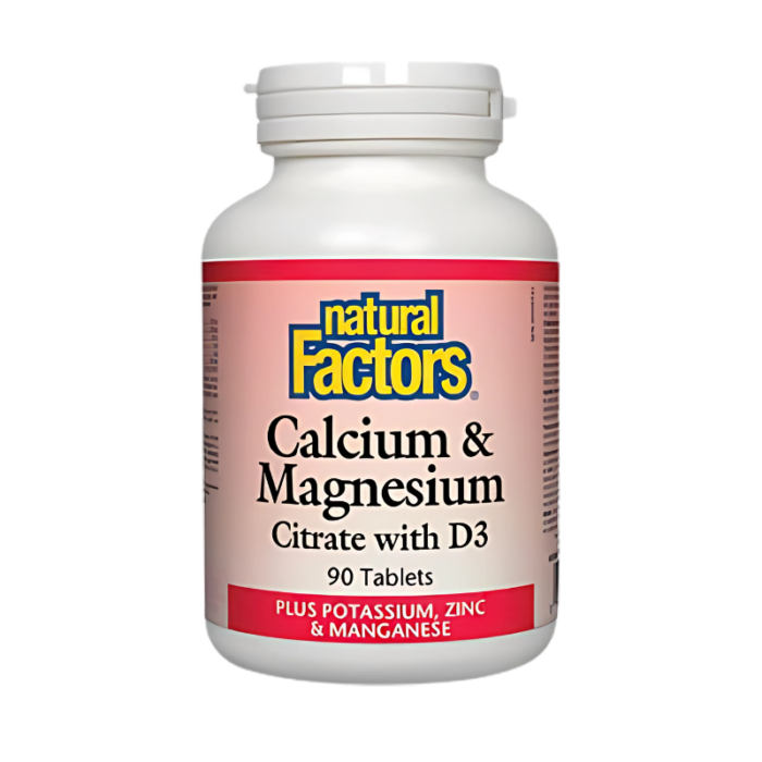 Natural Factors Calcium & Magnesium Citrate with D3