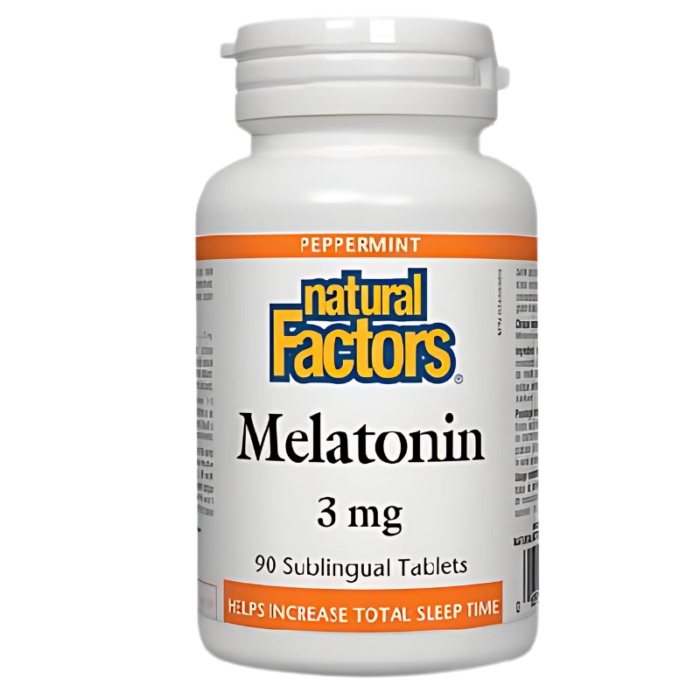 Natural Factors Melatonin 3mg