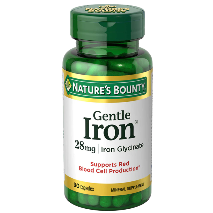 Nature's Bounty Gentle Iron 28mg