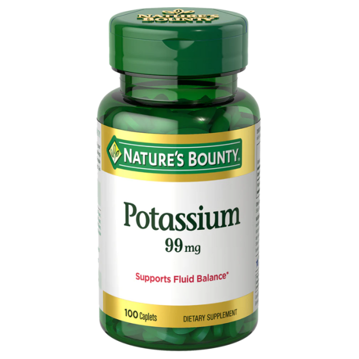 Nature's Bounty Potassium 99mg