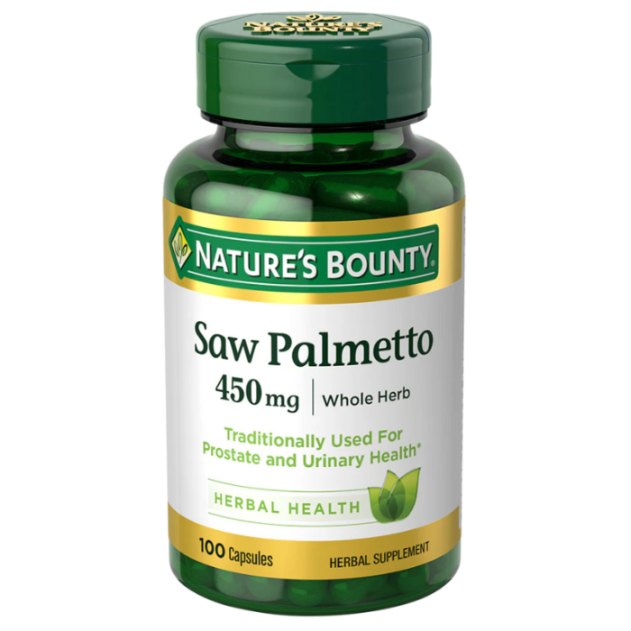 Nature's Bounty Saw Palmetto 450 mg