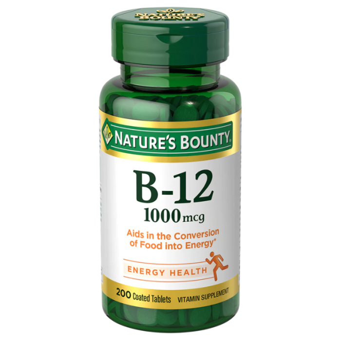 Nature's Bounty Vitamin B-12 1000mcg