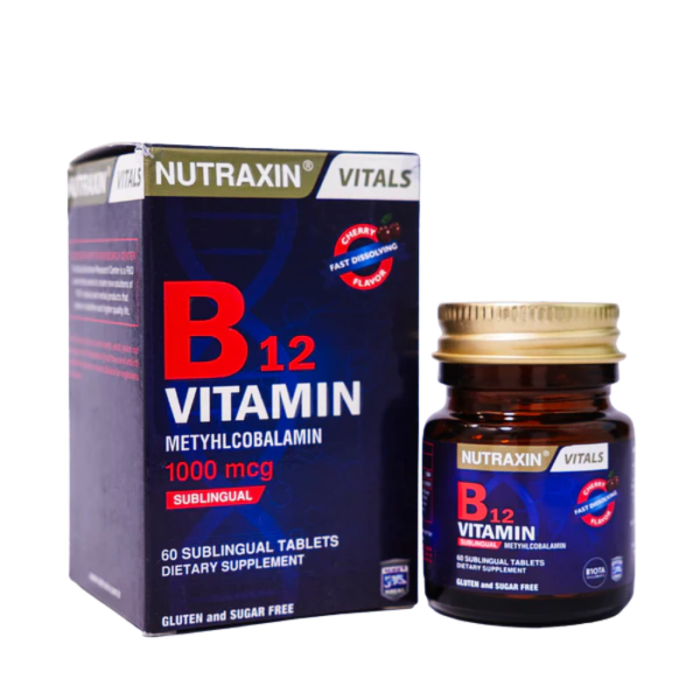 Nutraxin B12 Vitamin 1000 mcg Tablets