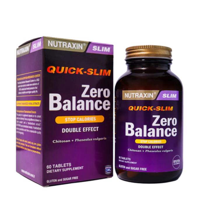 Nutraxin Zero Balance Tablets